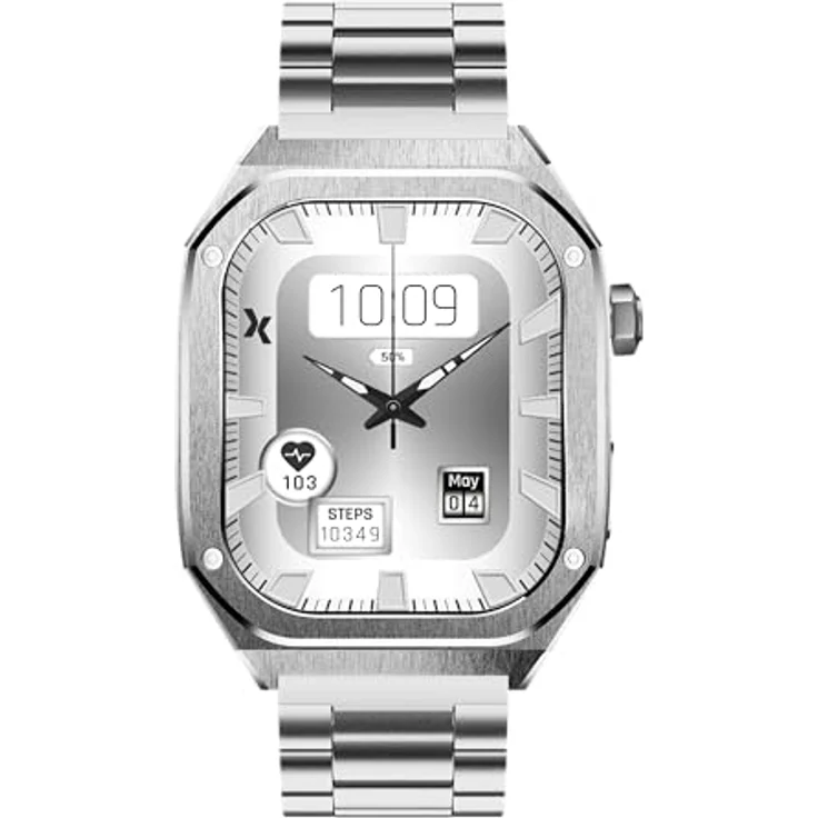 MaxCom Smartwatch FW65 Modell IRON S IP68 2.5D Glas, Silber – Bild 4
