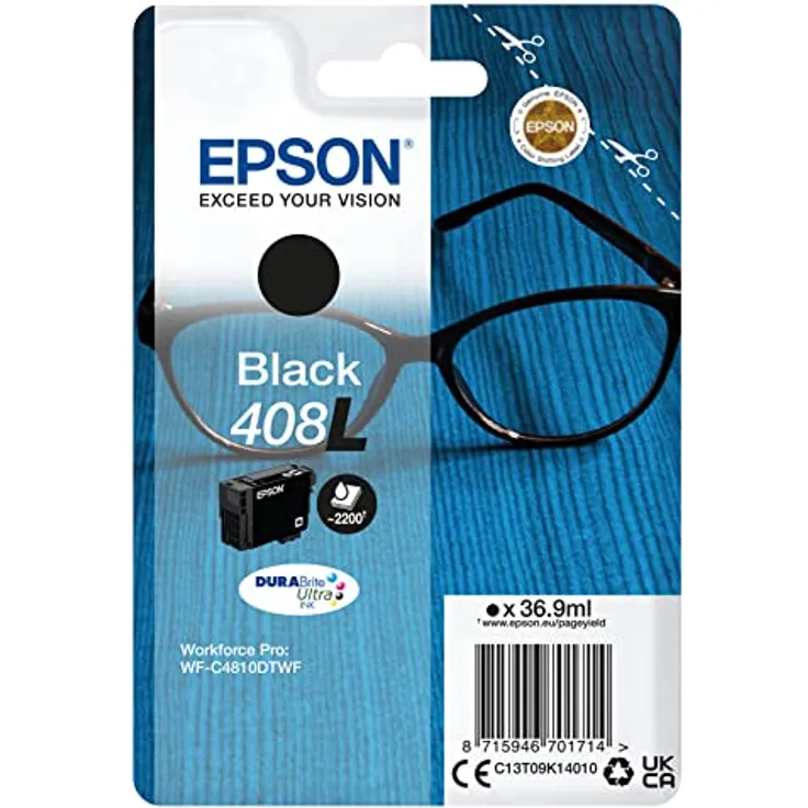Singlepack Black 408L DURABrite Ultra Ink