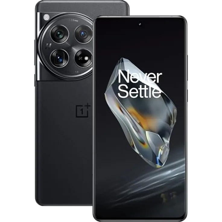 OnePlus 12 5G 12GB RAM 256GB SIM-freies Smartphone mit Hasselblad-Kamera für Smartphones der 4. Generation - 2 Jahre Garantie - Silky Black