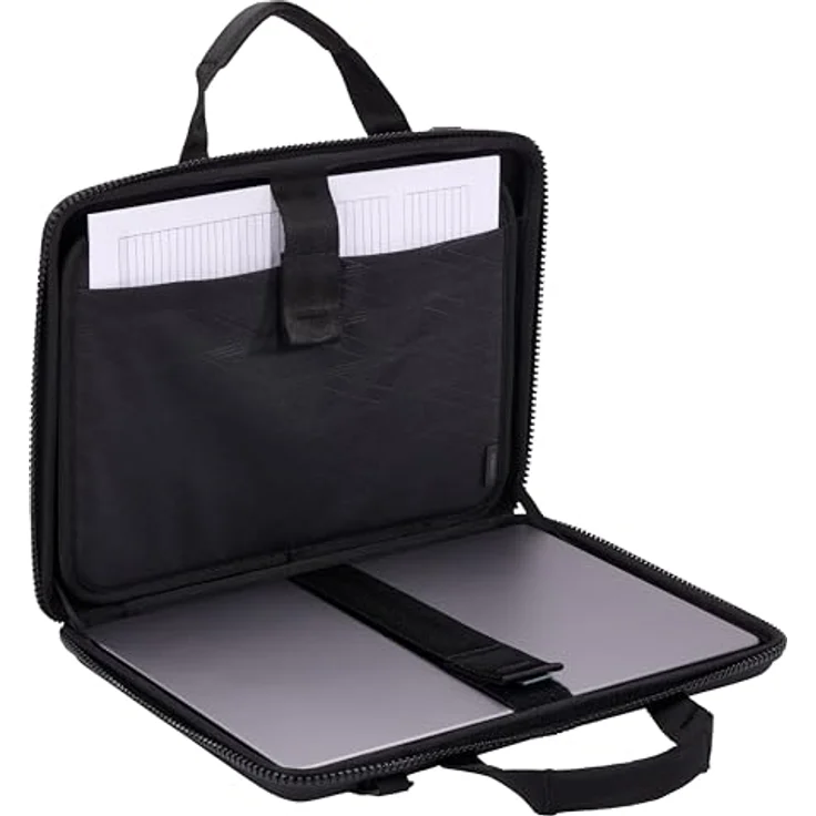 Thule Gauntlet 5, Laptop-Mappe für 14 Zoll MacBook Pro und 13 Zoll MacBook Air, schwarz, mit starrem Äußeren und 100% recyceltem Innenfutter – Bild 5