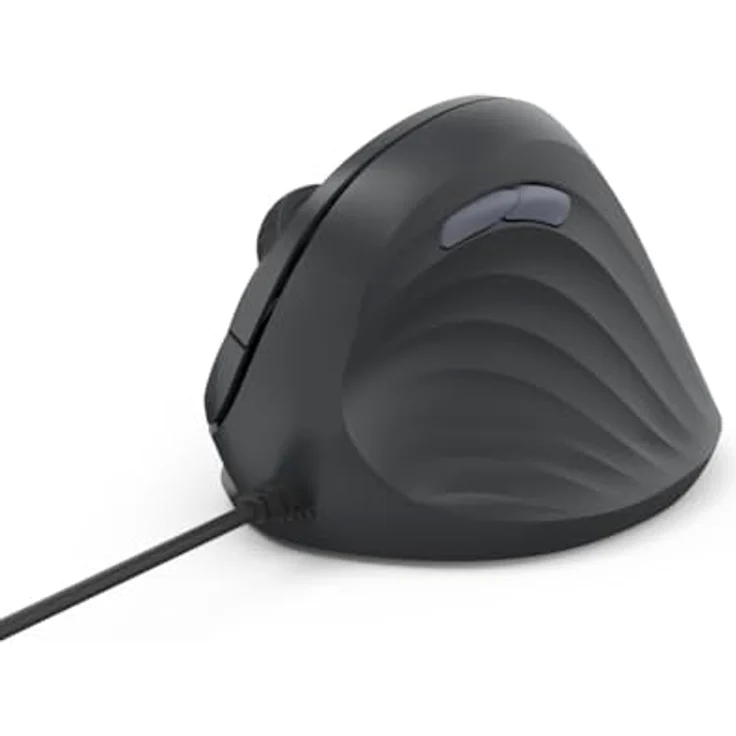 Hama ECM-500R, Ergonomische vertikale Büro Maus mit 1800 DPI, 7 Tasten, kabelgebunden, Schwarz – Bild 8
