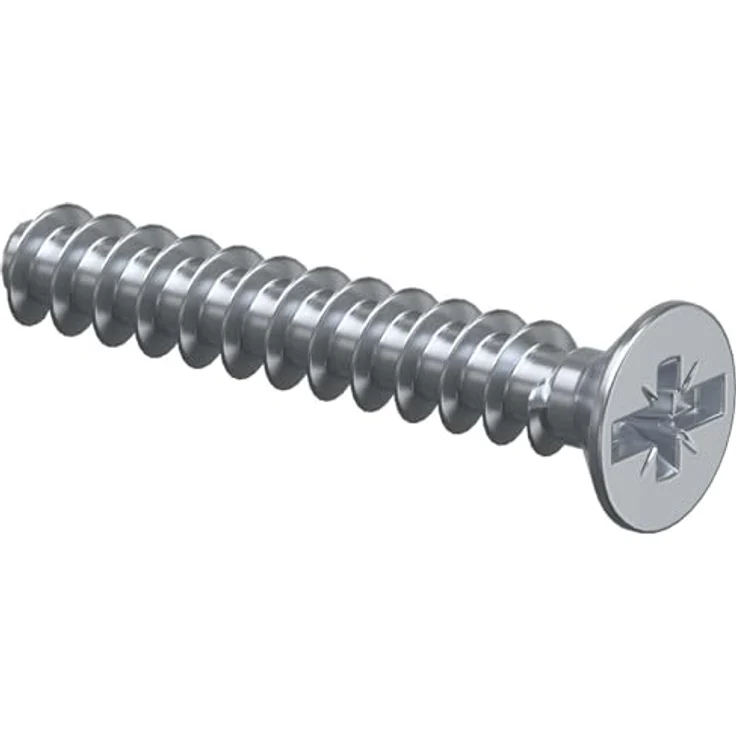 KAISER 2472-20 Geräteschrauben +/- , Länge 20 mm, selbstformend 3,2 mm, Senkkopf mit Kombiantrieb PZ1/S – Bild 2