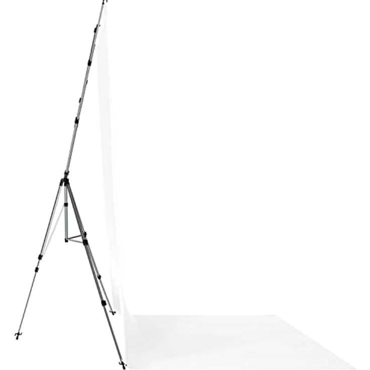Westcott 2,4 x 33 cm High-Key White Sweep X-Drop Pro Knitterfreier Hintergrund-Set, Aluminiumrahmen, tragbar für Portraits, Gruppenfotos und Fotoautomaten – Bild 5