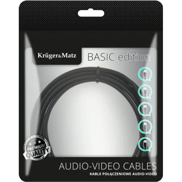 Krüger&Matz USB Typ-C Kabel - USB Typ C KM1261 100W 2,5m Basic – Bild 3
