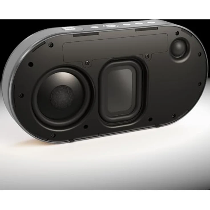 Dali Katch G2 Tragbarer Bluetooth-Lautsprecher, Kabellos, Kompakt, Outdoor-Lautsprecher, 30 Stunden Spielzeit, mit Stoff-Staubschutzkappe, Druckpegel 95 dB, Iron Black – Bild 2