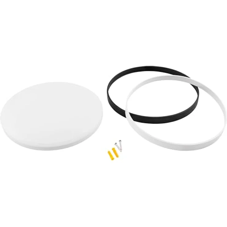 McShine LED Deckenleuchte LD-BW Ø32cm 24W 2800 Lumen 3000K warmweiß - Deckenlampe für Schlafzimmer und Wohnzimmer – Bild 3