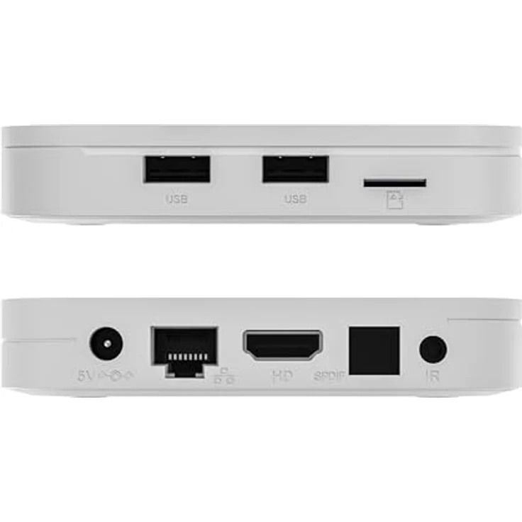 Xsarius Pure 3+ White, 4K UHD Android Media Box mit HDR10+, H.265 HEVC, WLAN, Android 11 – Bild 2