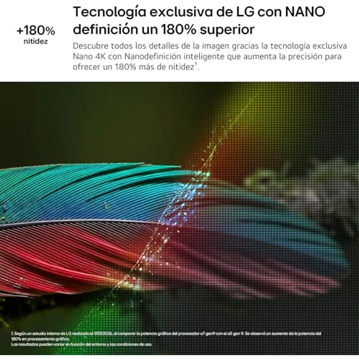 LG Nano NU85 (2026) 50" LED UHD 4K Fernseher mit α7 Gen9 Prozessor und Filmmaker Mode – Bild 4