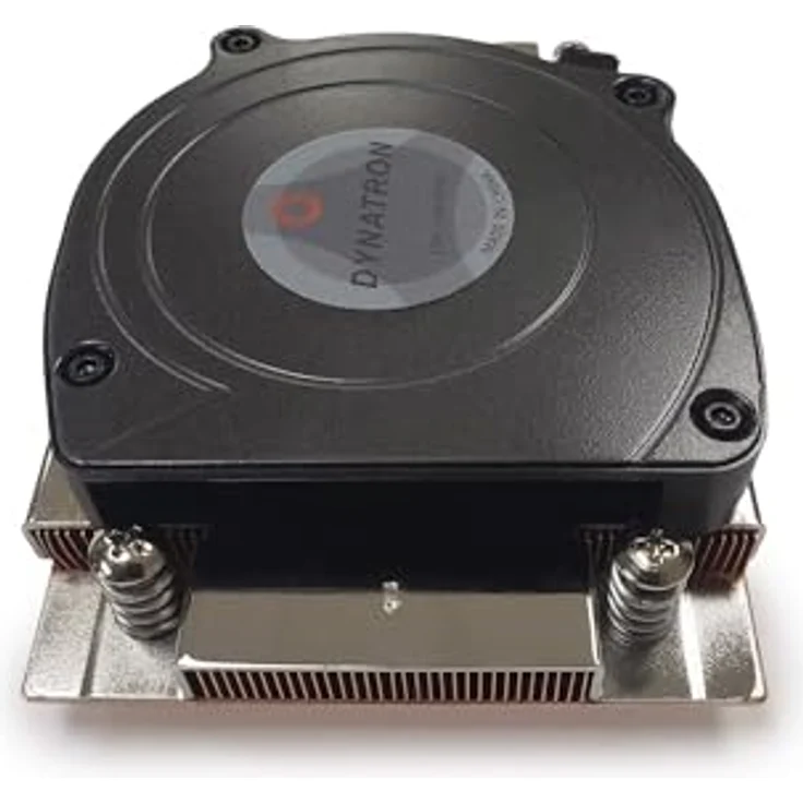 Dynatron A45, CPU Kühler für AMD AM4/AM5, 1U Bauweise, Kupfer mit Dampfkammer, max. TDP 105 W, Schwarz – Bild 3