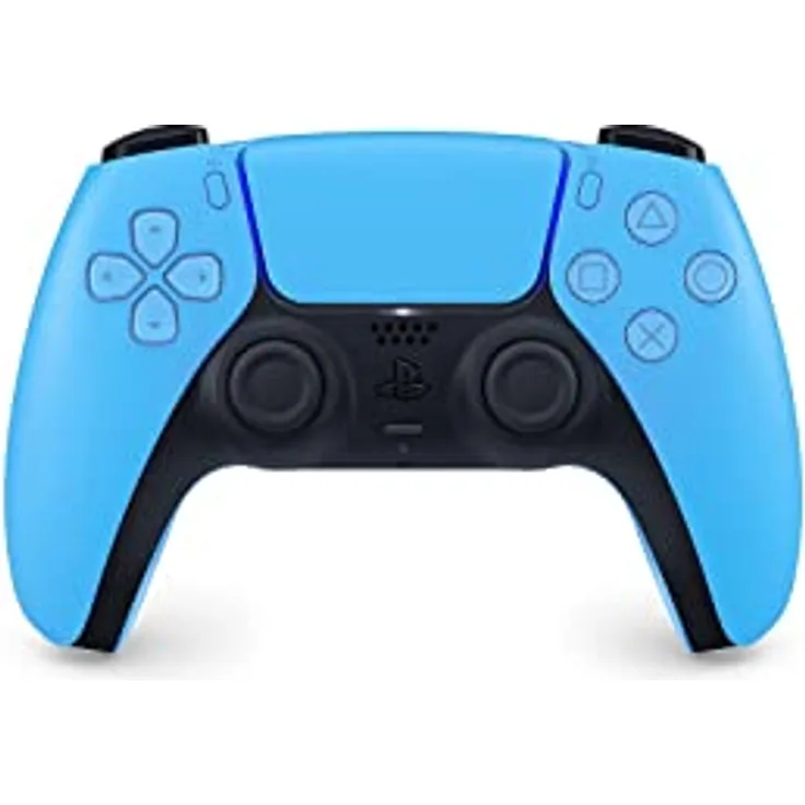 Sony DualSense Wireless-Controller - Starlight Blue, haptisches Feedback, adaptive Trigger, integriertes Mikrofon, Gaming Controller für PS5, Blau