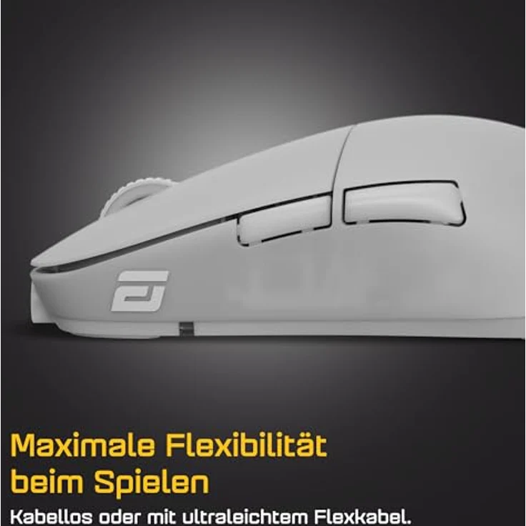 Endgame Gear XM2w 4k v2 Gaming-Maus, kabellos mit 4.000 Hz Polling-Rate und PixArt PAW3950 Sensor - White Frost – Bild 6