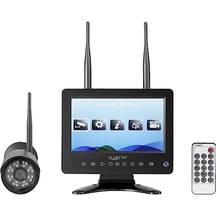 Sygonix Funk-Überwachungskamera-Set mit 2 Kameras 1280 x 720 Pixel 2.4 GHz, bis zu 150 Meter Sichtweite, iOS/Android App-Steuerung – Bild 3