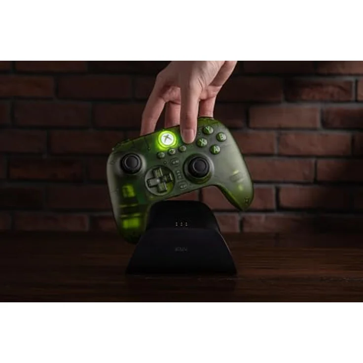 8bitdo Ultimate 3-Mode Controller 81HB03D, Gaming Controller für Windows, iOS, Android, Xbox One S, Xbox Series X, mit 2 programmierbaren Back Paddle Buttons, Audio Jack und präziser Steuerung, Grün – Bild 10