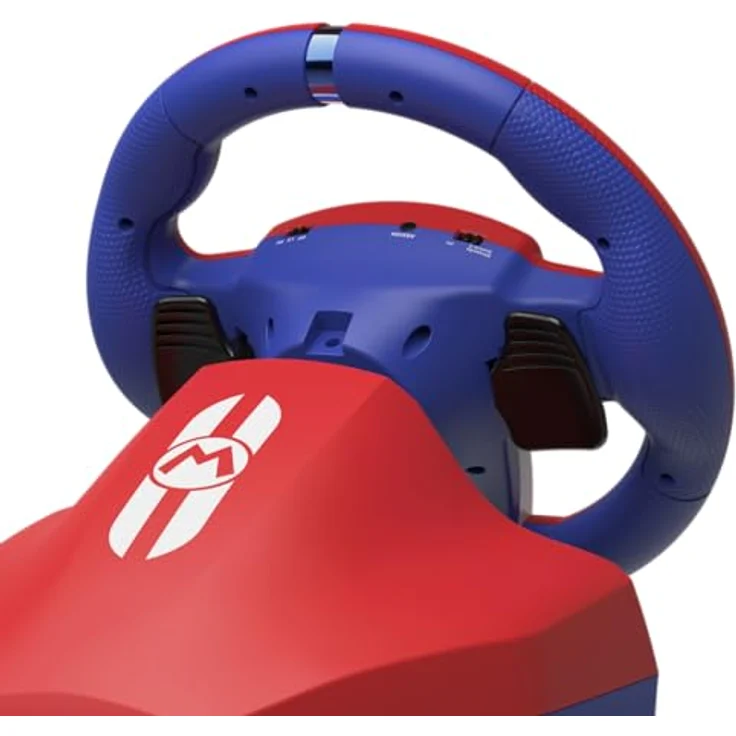 HORI Mario Kart Racing Wheel Pro Mini für Switch 2, kabelgebundenes Lenkrad mit ergonomischem Design, Pedalen und anpassbarer Empfindlichkeit – Bild 5