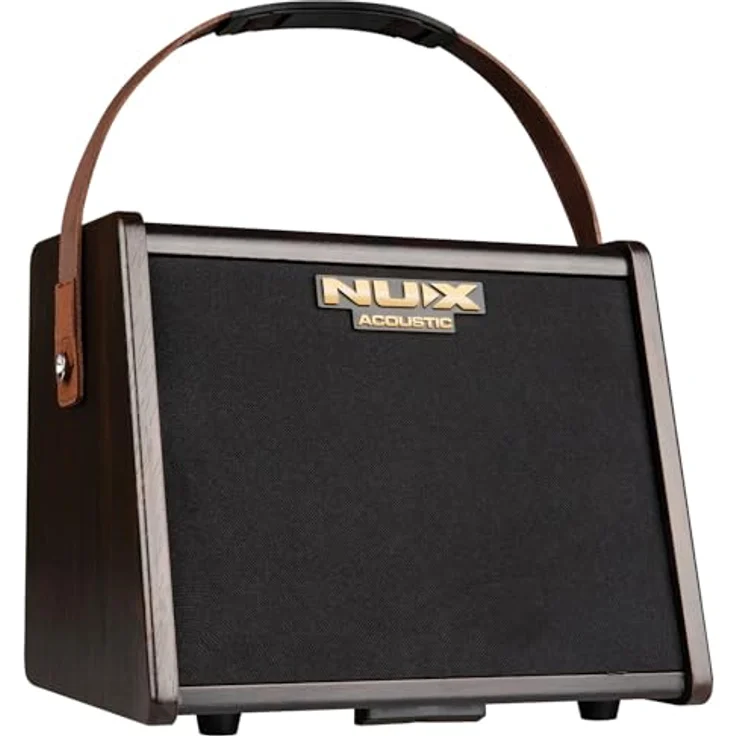 Nux AC-25 Tragbarer Akustik-Gitarren-Verstärker (25,00 W) mit Bluetooth und Drum Machine – Bild 7