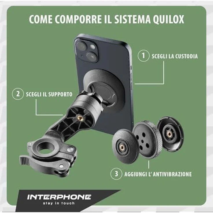 Interphone SMQUIKLOXIP16TE, flexible Schutzhülle für iPhone 16 mit antibakterieller Microban-Technologie und Anti-Shock Design – Bild 5