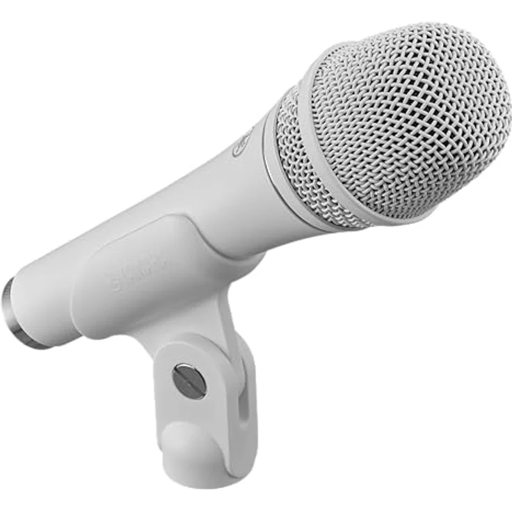 Yamaha YDM707 White, Mikrofon mit supernierenförmiger Kapsel, vibrationsreduzierendem Isolator und elegantem Metallgehäuse – Bild 6