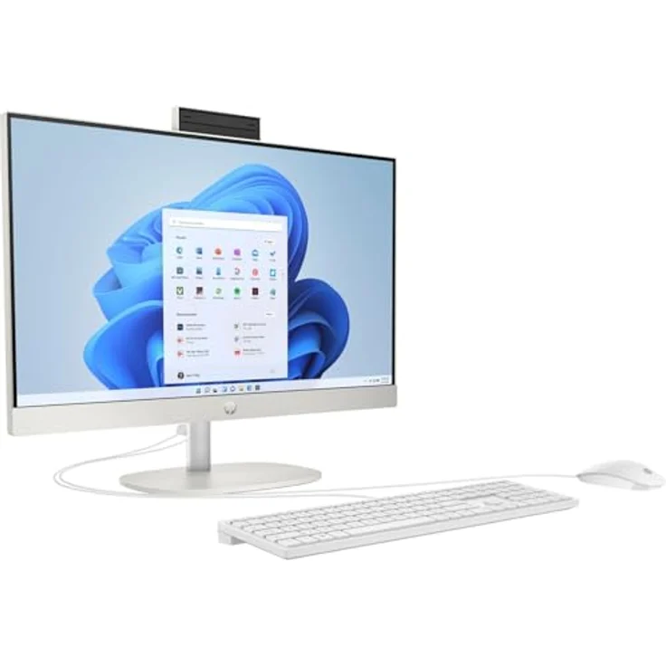 HP 24-cr0400ng AiO 9J3H9EA#ABD All-in-One-PC mit AMD Ryzen 5 7520U, 60,5 cm Full HD Display, 8 GB RAM und 512 GB SSD, Windows 11 Home 64 Bit – Bild 4