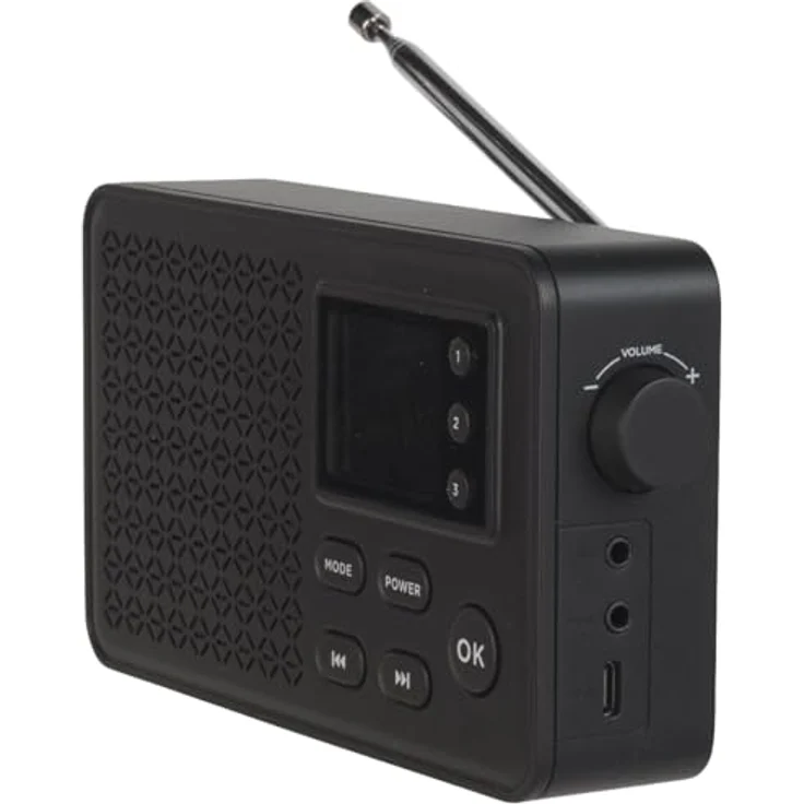 Denver DAB+/FM Radio DAB-57, Schwarz mit Bluetooth und Farbdisplay – Bild 3