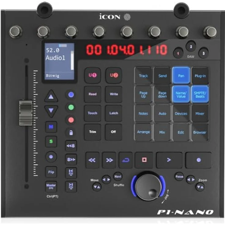 Icon P1-Nano, MIDI Controller, Schwarz – Bild 4