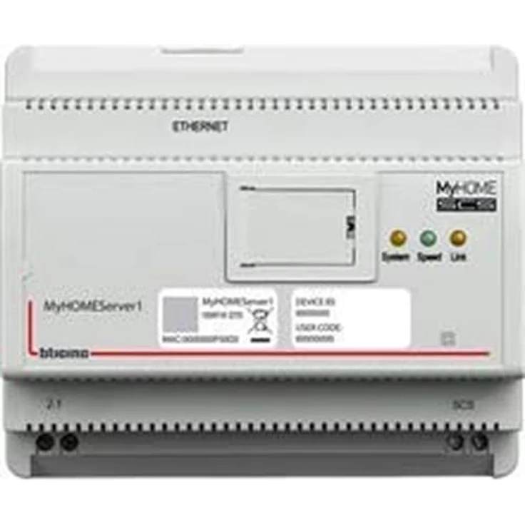 Legrand Myhome up MYHOMESERVER1, Smart Home Hub zur automatisierten Steuerung von Licht, Rollläden und Heizung, Schnittstelle für Philips Hue und LIFX, Cloud-Gateway, 6 TE DIN – Bild 3