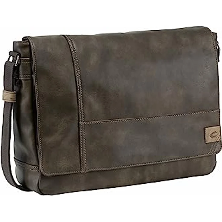 camel active Laos Messenger, 40cm Laptopfach aus 100% Kunstleder, braun – Bild 1