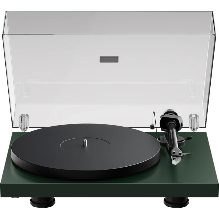 Pro-Ject Debut EVO 2 Plattenspieler, Tannengrün, Riemenantrieb, 33/45 U/min, 8,6" Carbon-Tonarm, höhenverstellbare Füße – Bild 1
