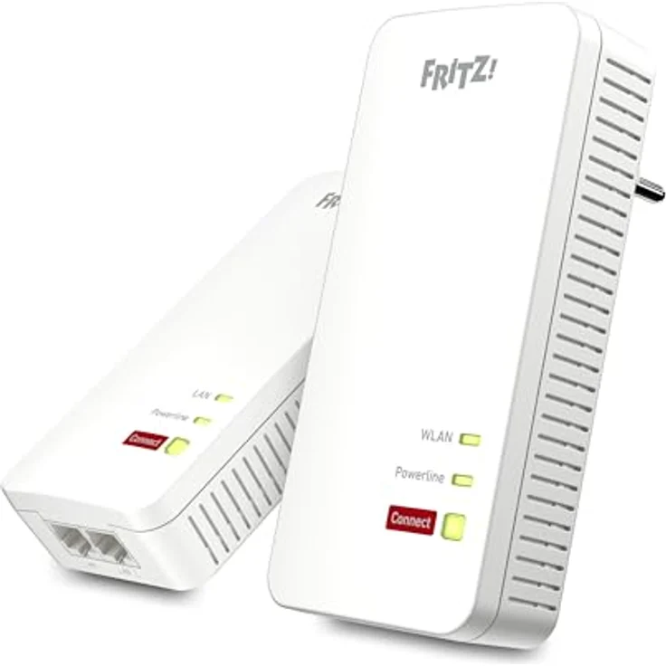 AVM FRITZ!Powerline 1240 AX WLAN Set (Gigabit-Powerline mit Wi-Fi 6, WLAN-Access Point, ideal für Media-Streaming, HD-Videos, Internet-TV, 1.200 MBit/s, deutschsprachige Version) – Bild 1