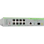 Allied Telesis ALLIED Gigabit Unmanged Switch with 10G uplink 8x 100M/1G-T 1x 100M/1/2.5/5/10G-T 1x SFP+ with inter (10 Ports), Netzwerk Switch