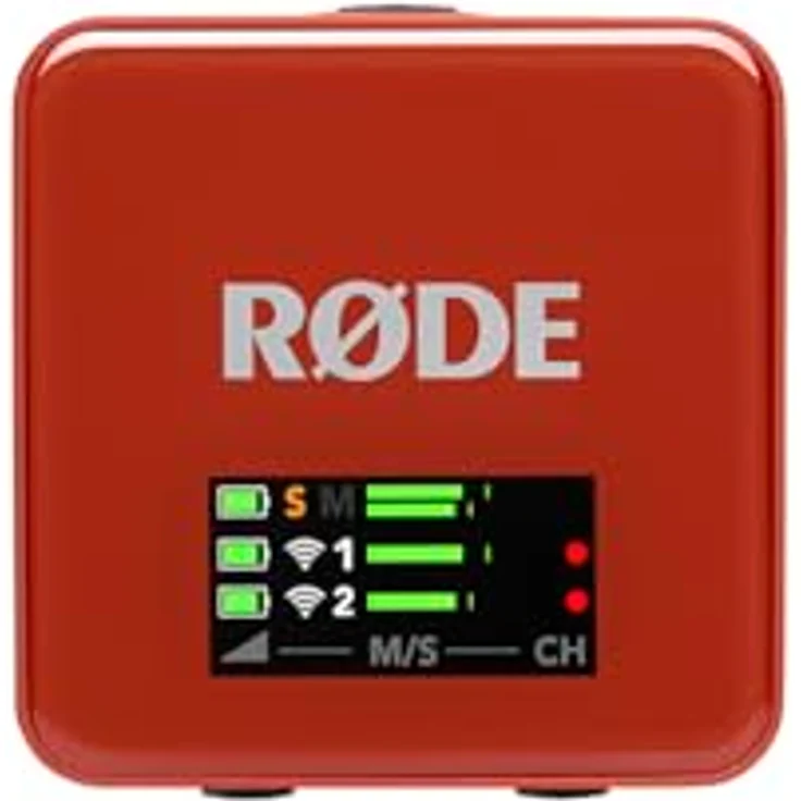 RØDE Wireless GO III, professionelles drahtloses Mikrofonsystem mit 200 m Reichweite, dunkelrot – Bild 4