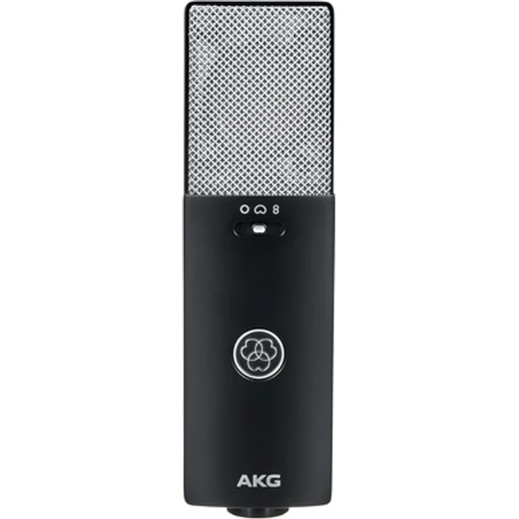 AKG C 114, Großmembran-Studio-Kondensator Mikrofon mit schaltbarer Charakteristik (Niere, Kugel, Acht), Schwarz