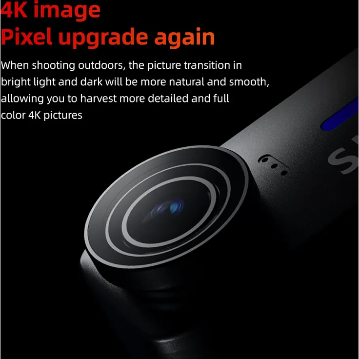 KKmoon SJCAM C110+ 4K 30FPS Actionkamera mit WiFi, 170° Weitwinkel, 6-Achsen-Gyrostabilisierung, IP65 wasserdicht für Outdoor, Sport und Reisen