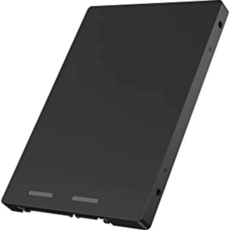 ICY BOX M.2 SATA Adapter, SSD M.2 auf 2,5" SATA Adapter, M.2-Konverter zu SATA III (bis 6 Gbit/s), für B-Key/B+M-Key (M.2 PCIe NVMe Nicht unterstützt), 2,5" Gehäuse, IB-M2S253