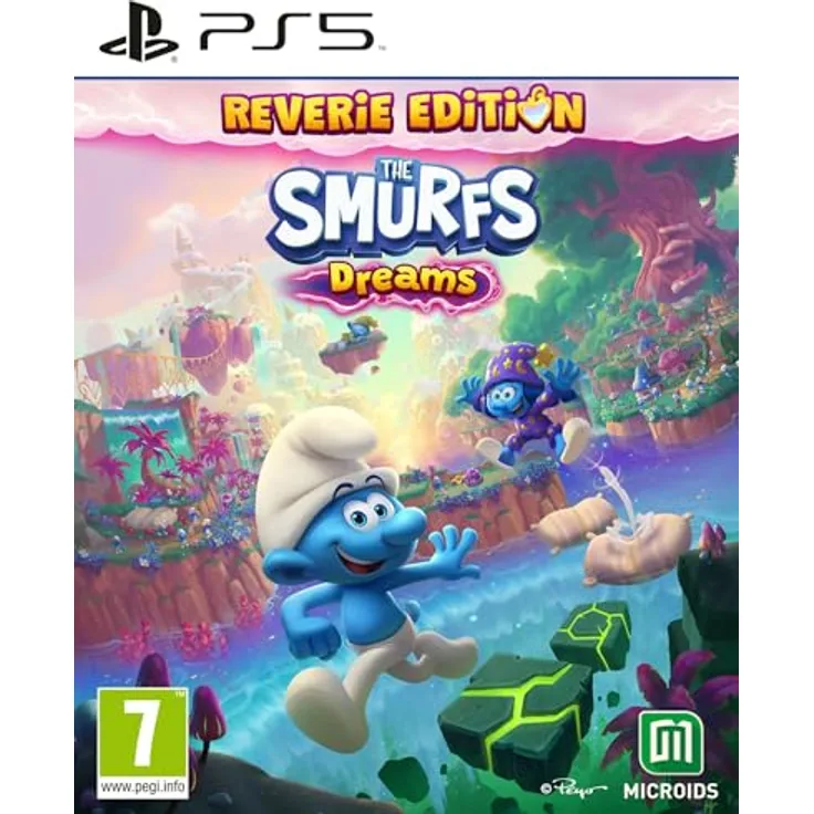 MICROÏDS The Smurfs: Dreams - Reverie Edition - PS5, Schlumpfiges 2-Spieler-Erlebnis in 4 Traumwelten - bunt