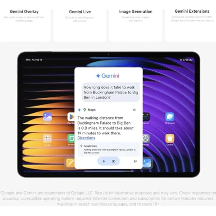 XIAOMI Xiaomi Pad 7, Tablet-PC, 11,2 Zoll IPS-Display, 128 GB, Snapdragon 7+ Gen 3, Grün – Bild 5
