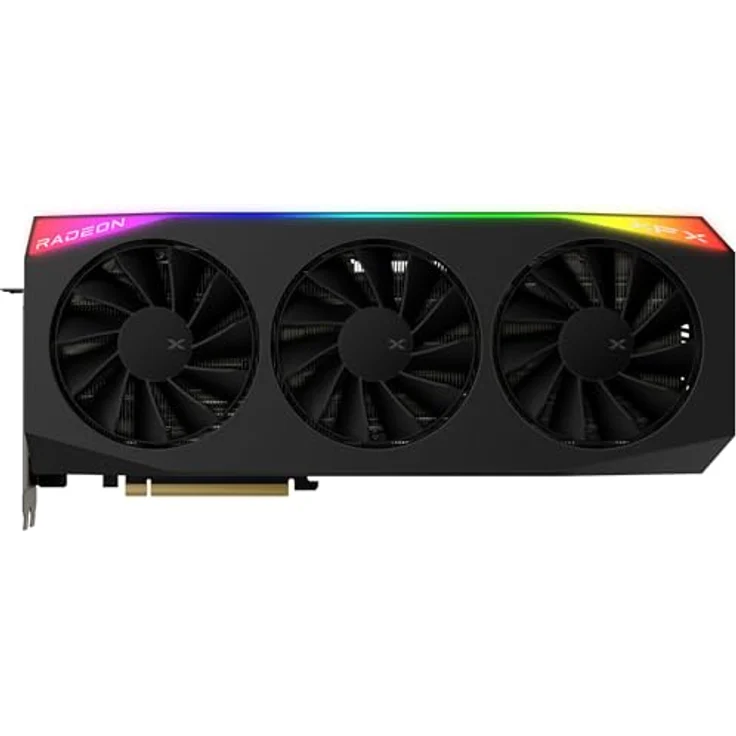 XFX Mercury AMD Radeon RX 9070XT OC Gaming Edition mit RGB 16GB GDDR6, HDMI 3xDP, AMD RDNA™ 4 (RX-97TRGBBB9) – Bild 4