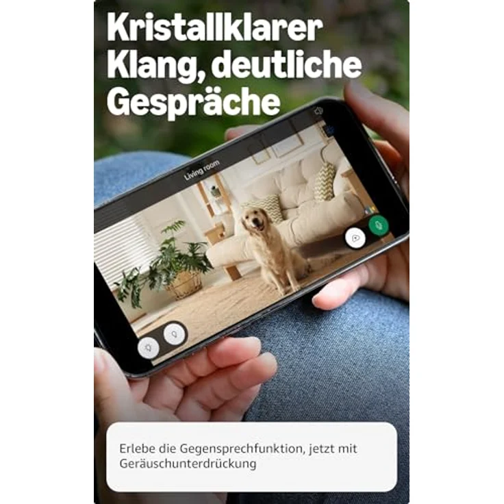 Ring Blink Mini 2K+, Netzwerkkamera mit 2560 x 1440 Pixeln, kabellos, Weiss – Bild 4