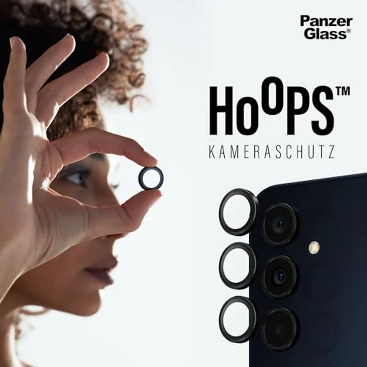 Panzer Glass PanzerGlass™ Hoops Kamera Schutz für Samsung Galaxy A35 - Stilvoller Schutz, Einfache Installation, Kristallklar – Bild 5