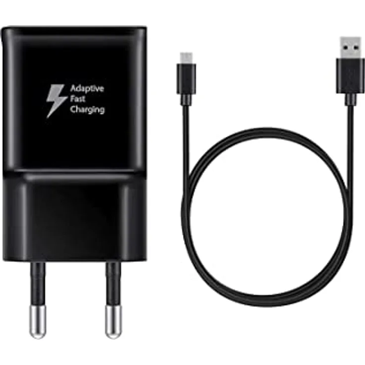Ventarent Device Refreshing + Leasing Adapter 15W + Ladekabel Micro USB Kompatibel Mit Samsung Galaxy S3 S4 S5 S6 S7 Edge Note 3 Schwarz