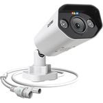 ZOSI 8MP Außen POE Überwachungskamera mit 2 Wege Audio, Farbnachtsicht, Spotlight und Sirene-Warnung, C186 - Preisvergleich