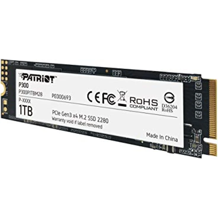 Patriot P300 - Solid-State-Disk - 1 TB - intern - M.2 2280 - PCI Express 3.0 x4 (NVMe) (P300P1TBM28) – Bild 4
