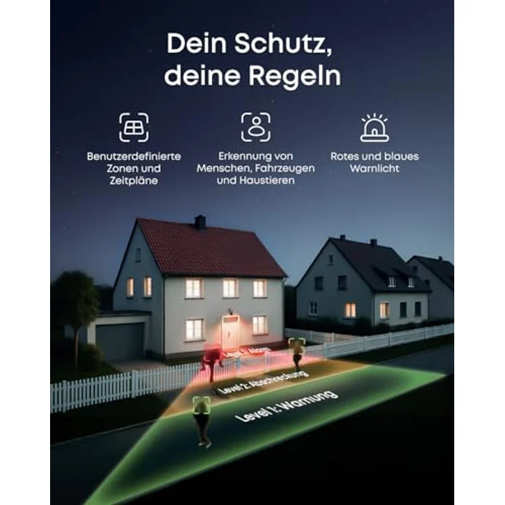 eufy NVR Security System S4, 4K Überwachungssystem mit 2 Bullet-Kameras und 2 Bullet-PTZ-Kameras, 2TB Speicher, KI-gestützte Objektverfolgung – Bild 8