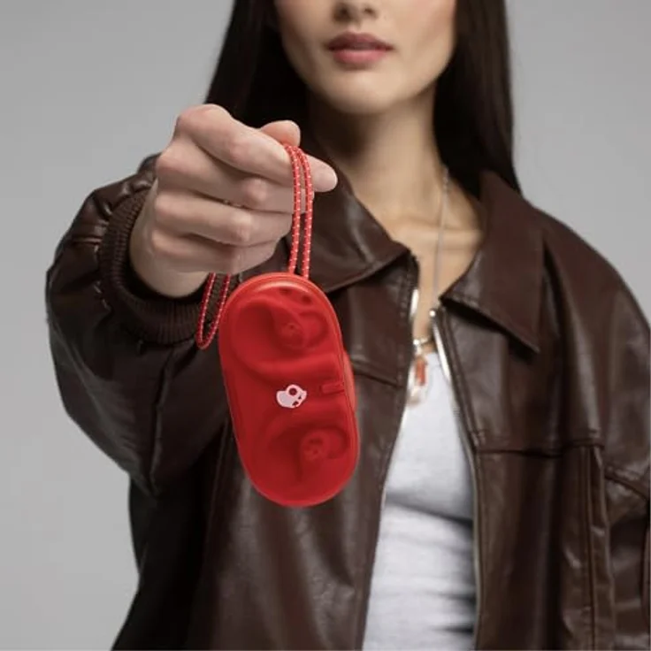 Skullcandy PUSH 540 Open-Ear Kopfhörer, IP44 schweiß-, staub- und wasserresistent, bis zu 42 Stunden Akkulaufzeit, Farbe: Rot – Bild 8