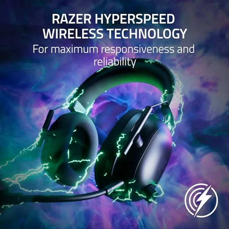 Razer Blackshark V2 Pro (Xbox) - Kabelloses Konsolen E-Sport Headset für Xbox S|X & One (Triforce 50mm Treiber, HyperSpeed Wireless 2,4 GHz, abnehmbares HyperClear Mikrofon) Schwarz – Bild 4