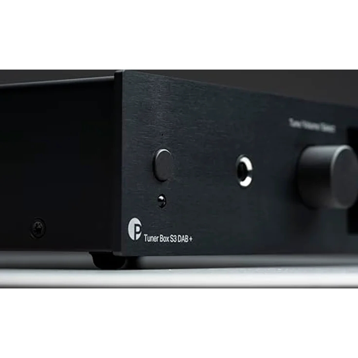 Pro-Ject Audio Systems Tuner Box S3 DAB+ Internetradio, Schwarz - Empfängt UKW, DAB/DAB+ sowie Internetradio, Kopfhörerverstärker, WLAN – Bild 3
