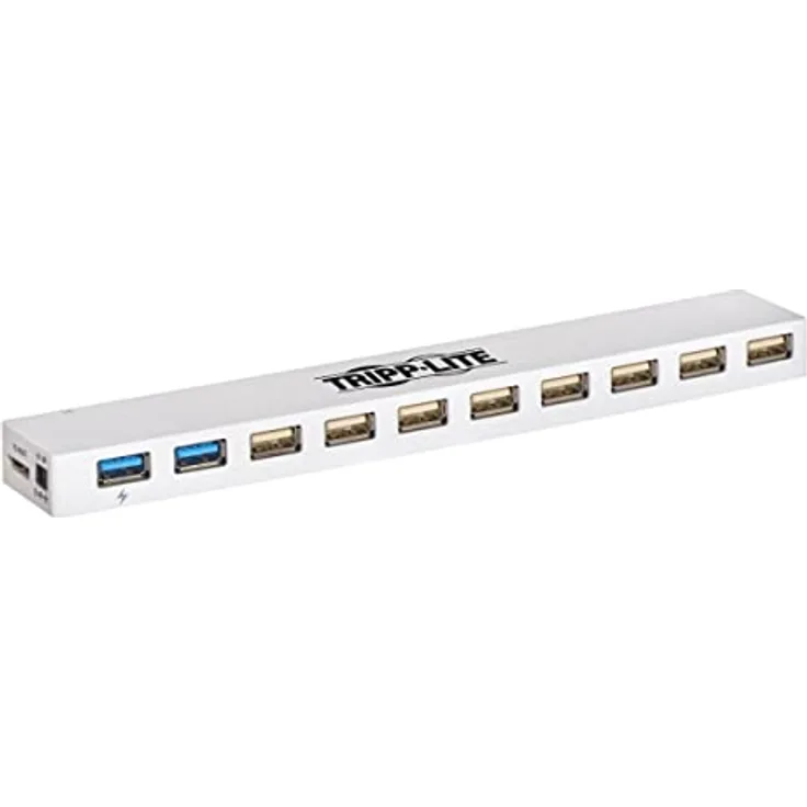 Tripp Lite U360-010C-2X3 10-Anschluss-USB 3.0/USB 2.0 Kombi-Hub – USB-Laden, 2 USB 3.0 und 8 USB 2.0-Anschlüsse