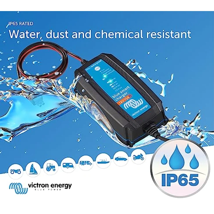 Victron Blue Smart IP65 12-15 Bluetooth Ladegerät 12V 15A für Blei und Lithium Akkus – Bild 3
