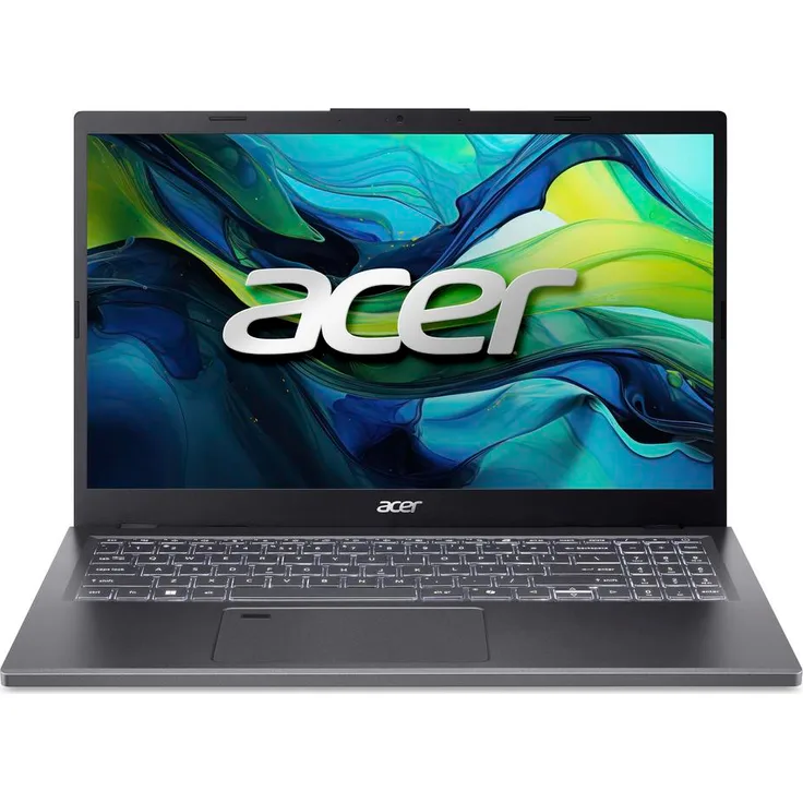 Acer Aspire 15 (A15-61M-R32W), 15,6" Full-HD IPS Laptop, Ryzen R7-8840HS, 16GB RAM, 1TB SSD, grau, Windows 11