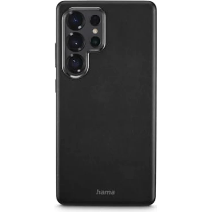 Hama Schutzhülle für Samsung Galaxy S25 Ultra Premium [Schutzhülle aus Kunstleder] [Schutzhülle aus recycelten Materialien] – Schwarz – Bild 1