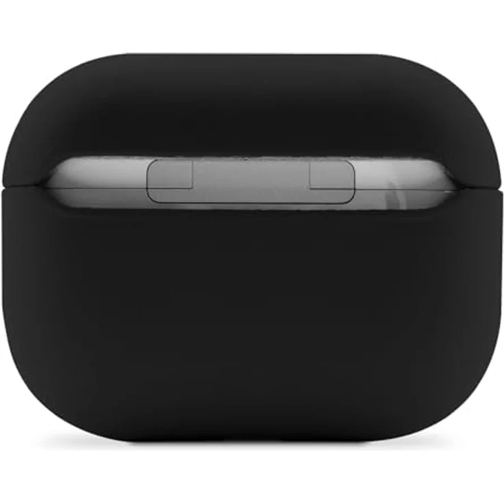 Decoded Leather Case für Apple AirPods Pro 3, handgefertigte Schutzhülle aus vollnarbigem Leder mit schockabsorbierender TPU-Basis, Schwarz – Bild 5